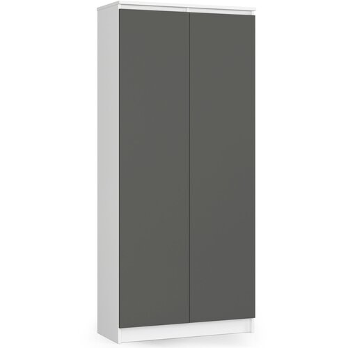 AKORD ZAPRTI KABINET R80 2D 8P CLP BELO / SIVO, (21714302) Cene