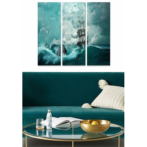 Wallity MDF1366926 Multicolor Decorative MDF Painting (3 Pieces) Cijene