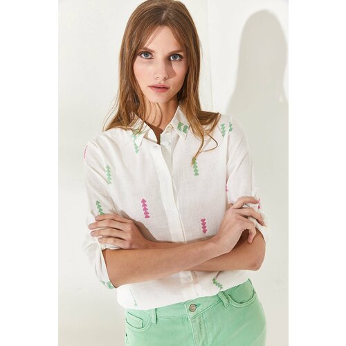 Olalook Shirt - Green - Regular fit Slike