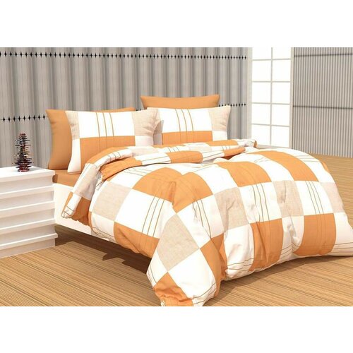 posteljina za bračni krevet orange Slike