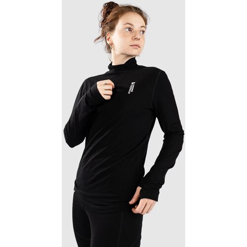 Mons Royale Merino Cascade Flex Mock Neck Funkcijska majica black Cene
