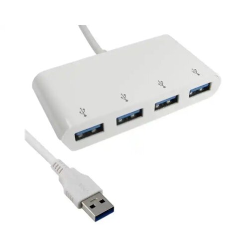 E-green USB HUB 4 port 3.0 White Slike