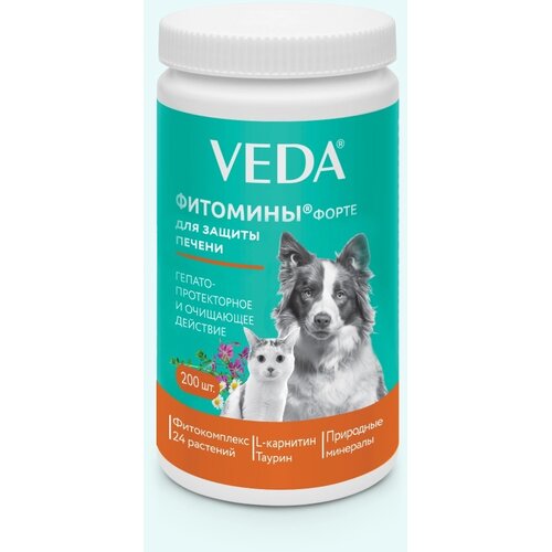 VEDA Fitomini Forte - Za za&amp;scaron;titu jetre 200 komada Slike