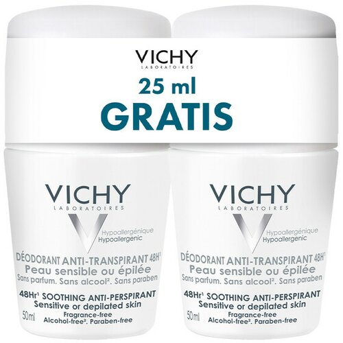 Vichy Deodorant za veoma osetljivu i depiliranu kožu (48h), 50 ml DUO Slike