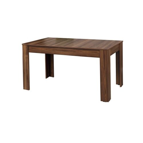 Hanah home Oblo - Walnut Walnut Extendable Dining Table Slike