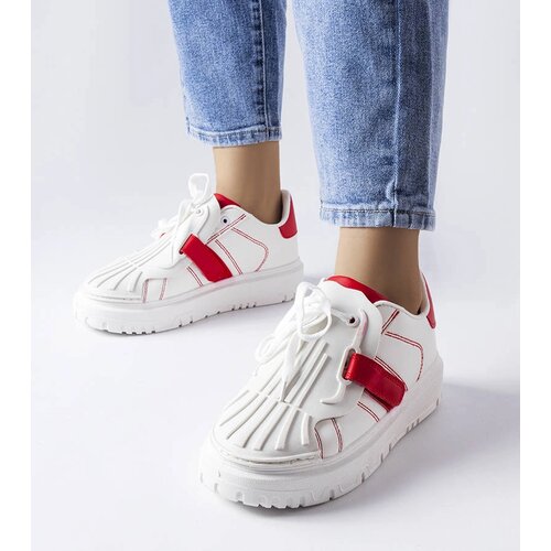 Gemre White-red platform sneakers Binet Slike