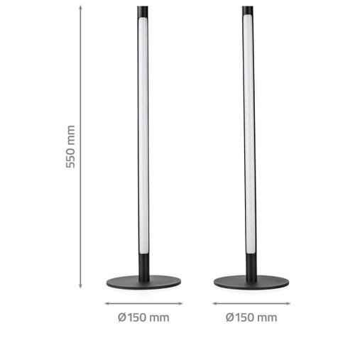 Nedis WIFILD10RGBW-SADA 2xLED RGBIC Stm. prigu&amp;scaron;iva stona lampa LED/36W/230V 2700-6500K+daljinski upravljač Slike