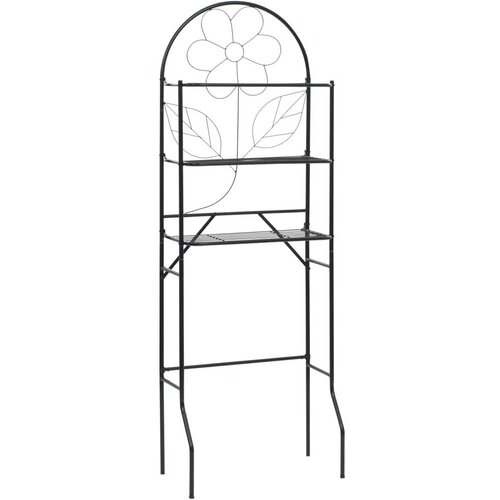 vidaXL Stalak za kupaonicu crni 60 x 33 x 174 cm Cene