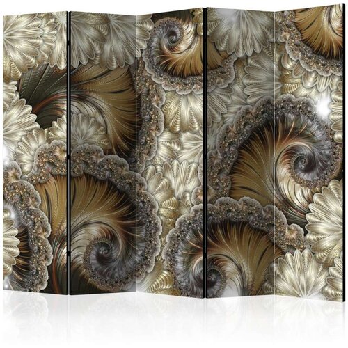  Paravan u 5 dijelova - Golden hand-held fans II [Room Dividers] 225x172 Cijene