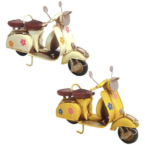 Signes Grimalt Kipci in figurice Vintage Scooter Motorcycle 2 Enot Bela Slike