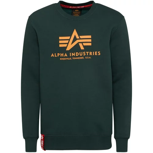 Alpha Industries Sweater majica zelena