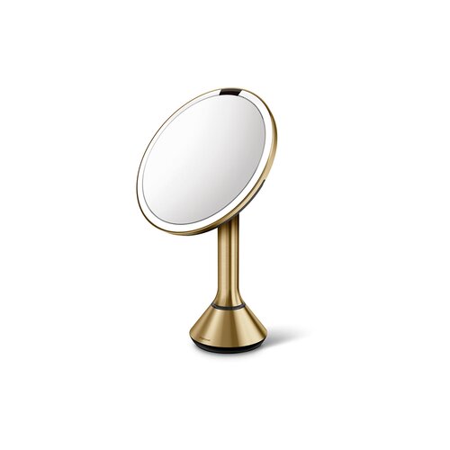 simplehuman ST3061 LED ogledalo za šminkanje od 20 cm s povećanjem od 5x - mesing Cijene