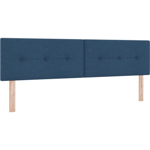  LED uzglavlje s dugmadi Plavo 90 cm Tkanina Slike