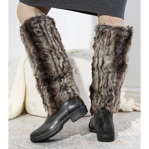 D/CEO Grey boots with fur Melgar Cene