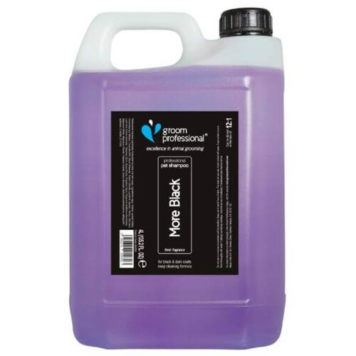 groom professional Koncentrovani šampon za ljubimce- more black 4 litre Cene