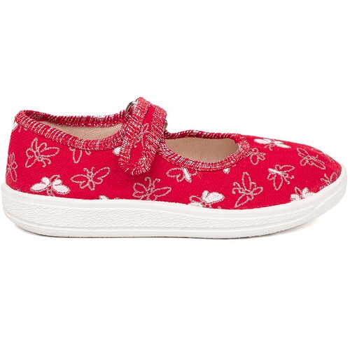 Shelvt Children's sneakers with Velcro red Cene