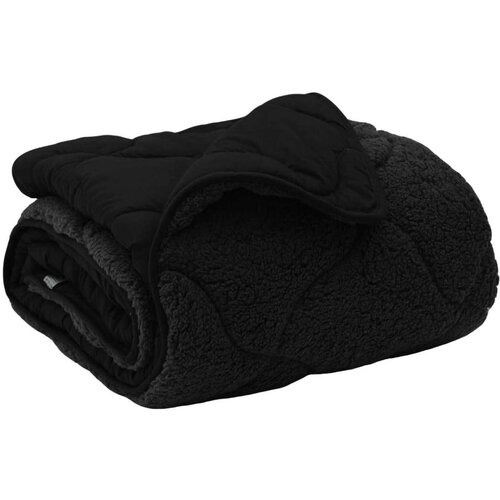  Ljetni pokrivač Crna 200 x 220 cm Mikrofibra i teddy flis Slike