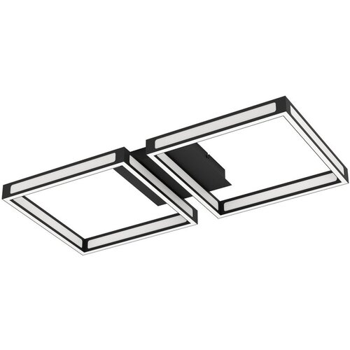 Eglo LED plafonjera ALTAFLOR 24 W 65x30 cm crna 3000K 99788 Cene
