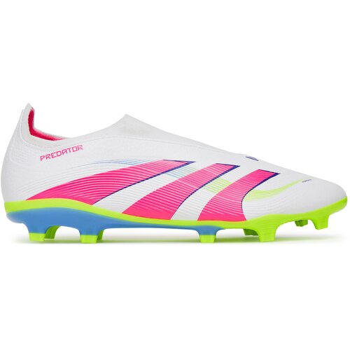 Adidas Čevlji za nagomet Predator League Laceless Firm/Multi-Ground ID3861 Bela Slike