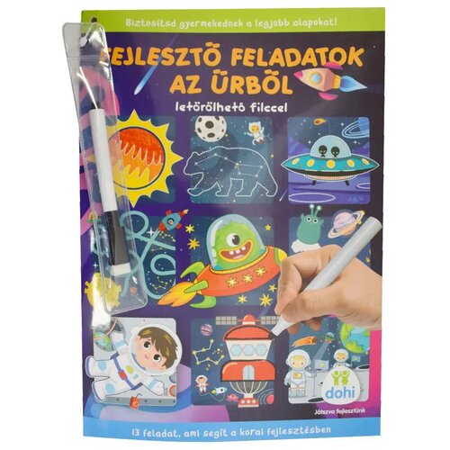 Mađarski proizvođač Razvojne naloge iz vesolja z 13 nalogami, z brisljivim flomastrom &amp;ndash; D-Toys Slike