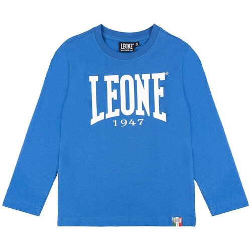 Leone 1947 Majice z dolgimi rokavi Boy T-Shirt Long Sleeves Basic Modra Cene