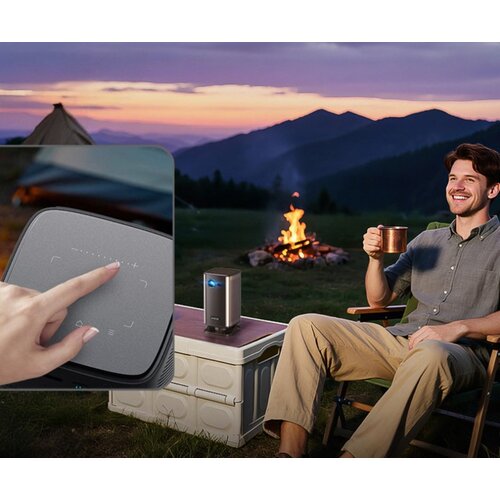 Byintek prenosni 3D led dlp projektor ufo P70X, android, 2 gb + 32 gb, daljinec, črn, (5000011540) Slike