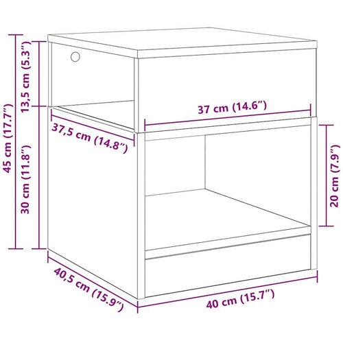  Konačna Stolić 2 pcs Betonski sivi 40 5 x 40 x 45 cm Slike