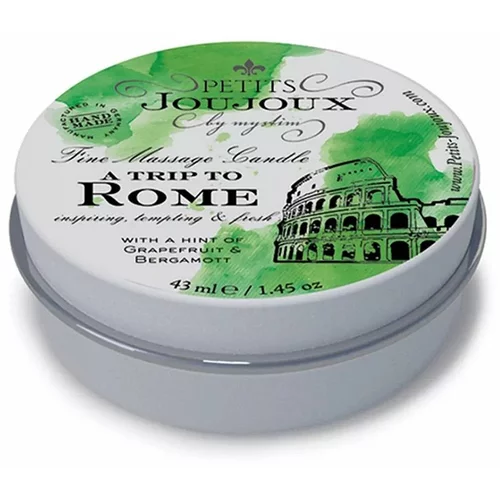 Petits JouJoux Rome - svijeća za masažu - grejpfrut-bergamot (43ml)