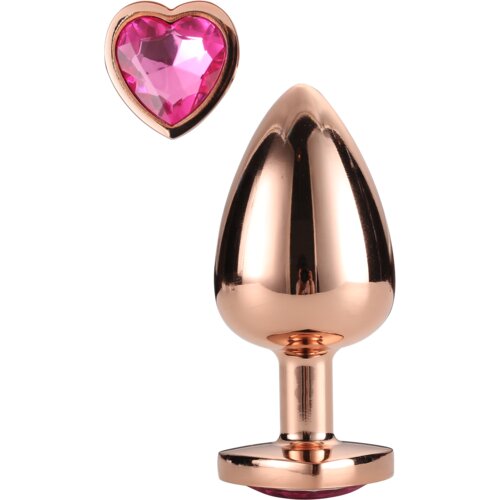 DREAMTOYS Analni Čep Gleaming Love Rose Gold Small Cene