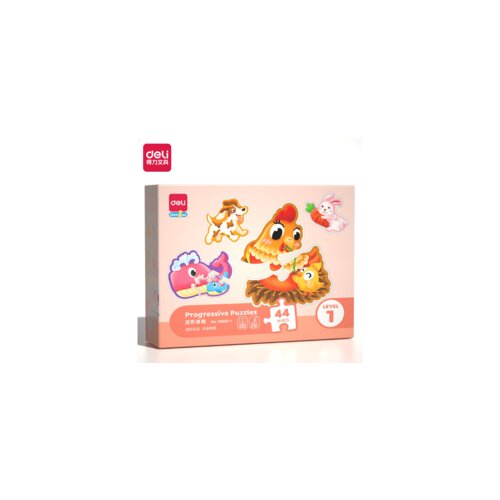 Deli PUZZLE - SLAGALICA PROGRESIVNI nivo 1 - 44 dela 74500-1 Cene