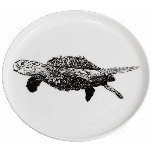 Maxwell williams Bijeli porculanski tanjur Marini Ferlazzo Morska kornjača, ø 20 cm