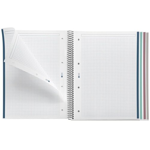 MiquelRius Kolegij blok A4 70g 100L spiralni kocke Keep it simple MR4057 Slike