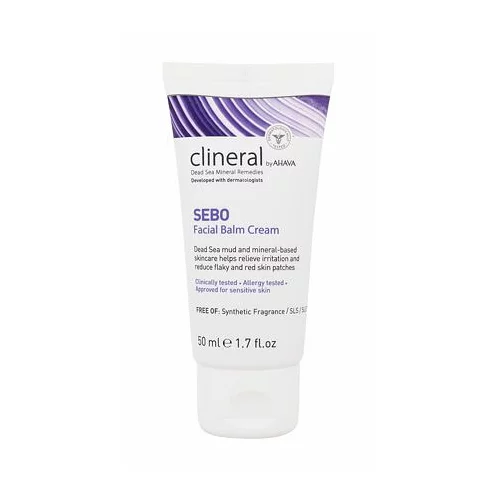 Ahava Clineral Sebo Facial Balm Cream dnevna krema za obraz za vse tipe kože 50 ml unisex