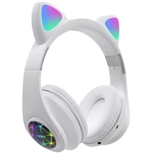 OXE Bluetooth brezžične otroške slušalke z naušniki, bela, (20539784)