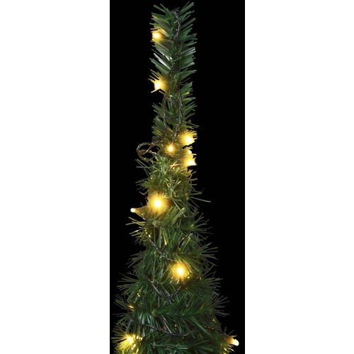  Prigodno umjetno božićno drvce s LED svjetlima zeleno 150 cm Slike