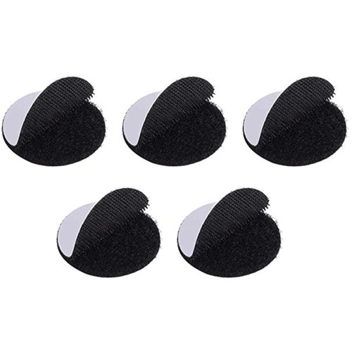 INF Paket 5 nalepk za hrbet kavča, samolepilni velcro trak Black, (21536703) Slike
