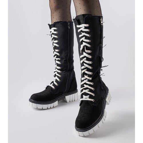Gemre Black insulated fabric boots Palmer Slike