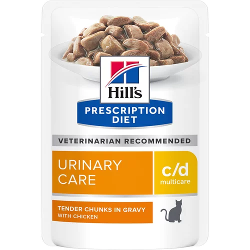 Hill’s Prescription Diet Feline c/d Multicare s piletinom - 12 x 85 g