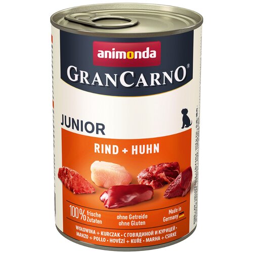 Animonda Varčno pakiranje GranCarno Original Junior 12 x 400 g - Govedina & piščanec Cene