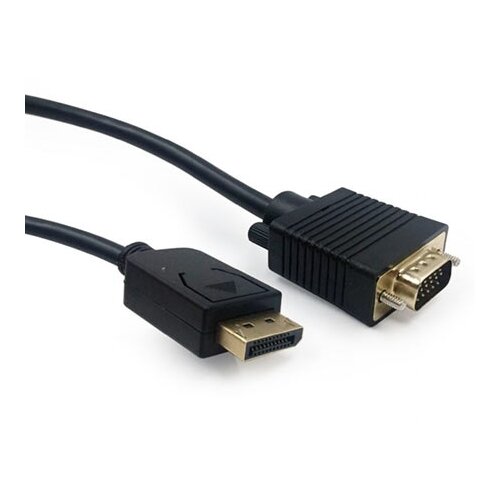 Displayport adapter kabal na VGA GEMBIRD 3m, DP male to VGA male CCP-DPM-VGAM-10 black Slike