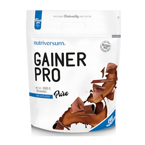 NUTRIVERSUM gainer pro (sa kreatinom) - 1000 g čokolada Cene