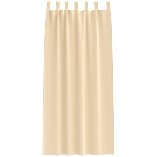  Zavjese za blackout s prstenovima 2 kom. Krem 260 x 140 cm Slike