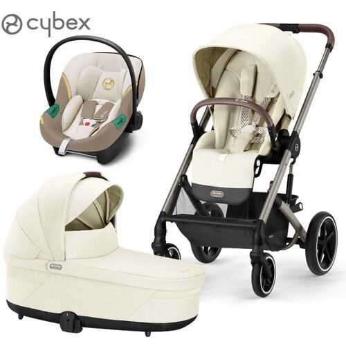 Cybex Gold® dječja kolica 3u1 balios™ s lux seashell beige (taupe frame) + aton™ s2 seashell beige Cijene