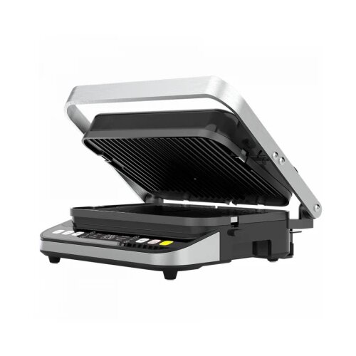 Aeno electric grill EG5: 2000W, 2 heating modes - lower grill, both grills, 6 preset programs, defrost, max opening angle -180°, temperature regulation, timer, removable double-sided plates, plate size 320*220mm'' Cene
