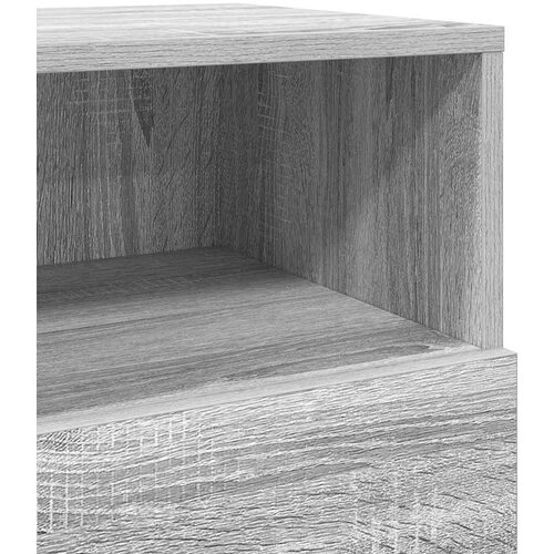 VidaXL Noćni ormarići 2 kom s 2 ladice siva sonoma 36x36x68 cm Slike