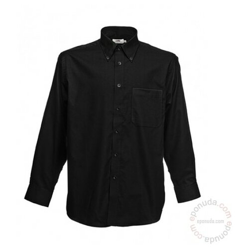 Fruit Of The Loom Oxford shirt muška košulja crna Slike