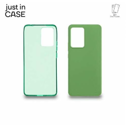Just In Case 2u1 Extra case mix paket maski za telefon zeleni za Xiaomi 13 Lite Cene