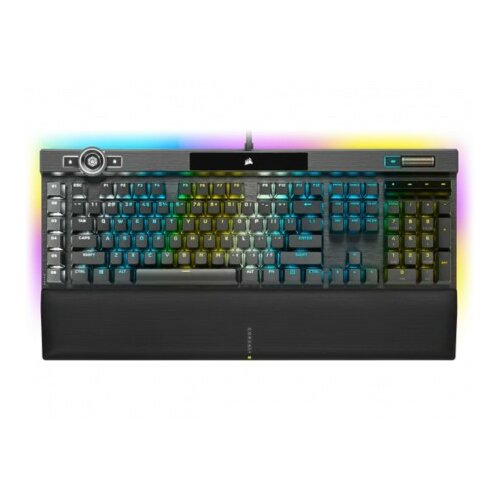 Corsair tastatura K100 RGB Optical mehanička CH-912A01A-NA gaming/RGB/crna Slike