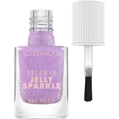 Catrice Dream In Jelly Sparkle Nail Polish lak za nohte z žele učinkom in ble&amp;scaron;čicami 10.5 ml Odtenek 040 jelly crush Slike