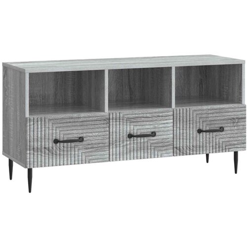 TV ormar Siva sonoma 102 x 34 5 x 50 cm Konstruirano drvo - Siva sonoma Cene